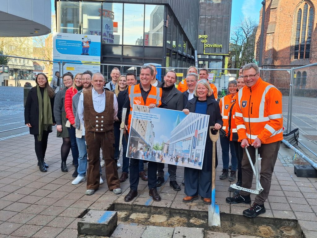 Spatenstich 1.TBA Holstenstraße Kiel